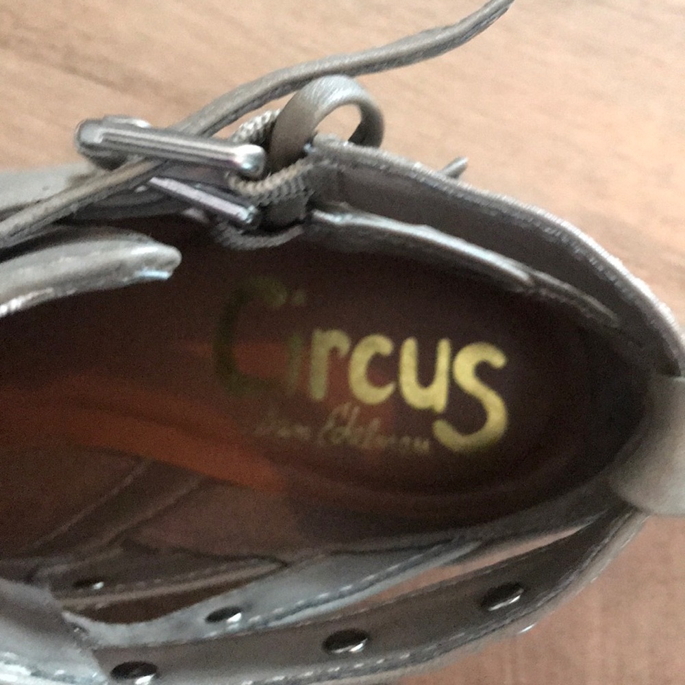 GRAY CIRCUS by Sam Edelman LEATHER ANKLE BOOT - Picture 5 of 5
